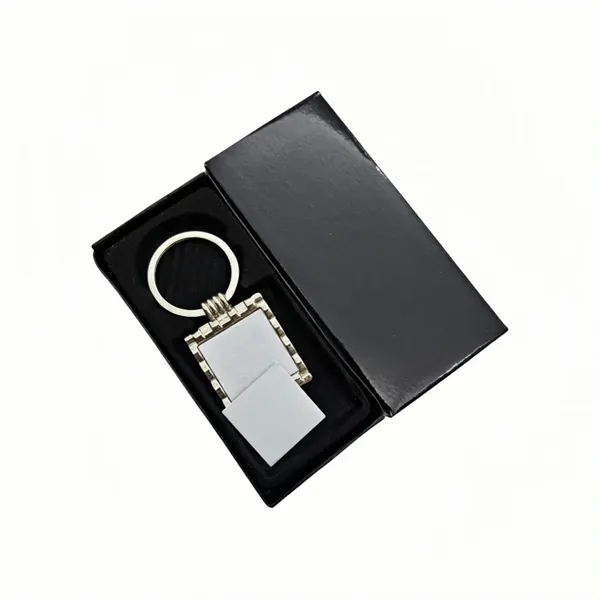 Square Woven Textured Keychain - Square Woven Textured Keychain - Image 3 of 7