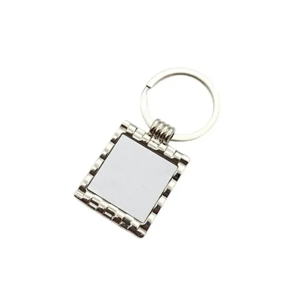 Square Woven Textured Keychain - Square Woven Textured Keychain - Image 4 of 7