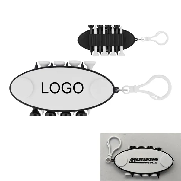 Plastic Golf Tee Holder - Plastic Golf Tee Holder - Image 0 of 4