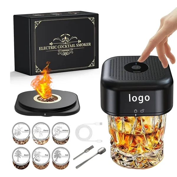 Whiskey Smoker Kit Flame-Free Old Fashioned Smoking Set - Whiskey Smoker Kit Flame-Free Old Fashioned Smoking Set - Image 0 of 3