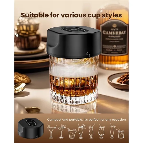 Electric Whiskey Smoker Kit with 6 Wood Chips - Electric Whiskey Smoker Kit with 6 Wood Chips - Image 3 of 3
