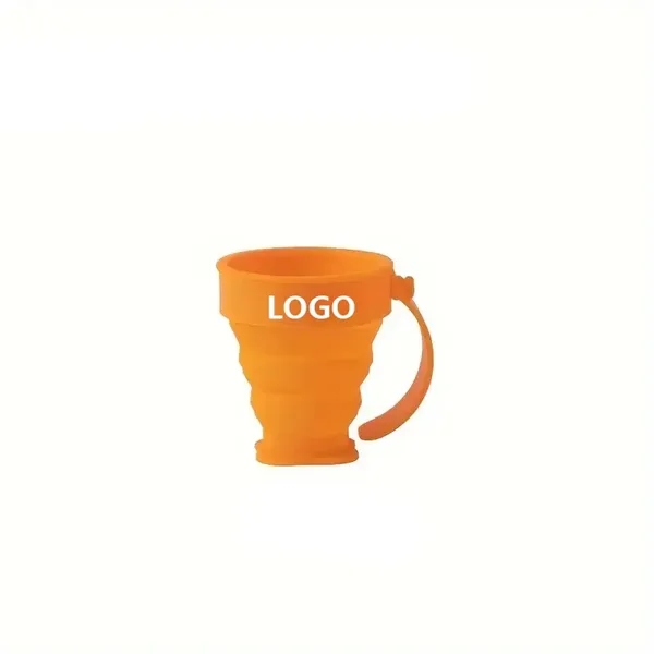 Silicone Collapsible Cup With Handle - Silicone Collapsible Cup With Handle - Image 2 of 5