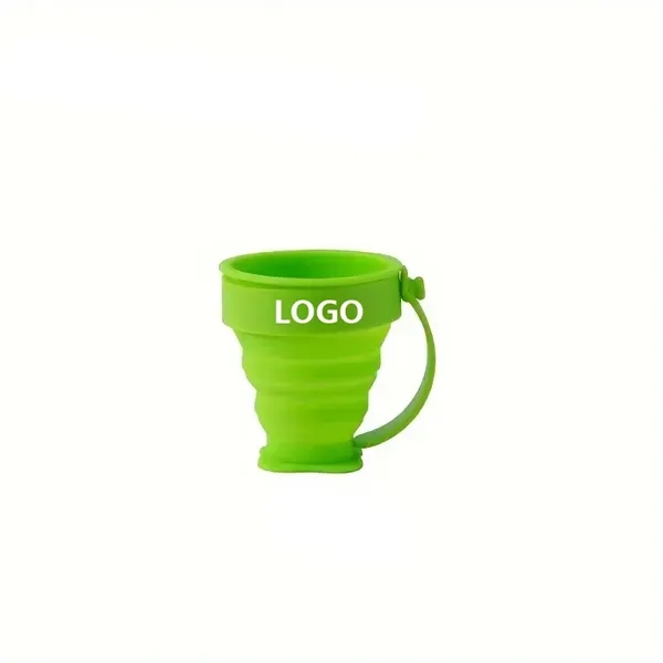 Silicone Collapsible Cup With Handle - Silicone Collapsible Cup With Handle - Image 5 of 5