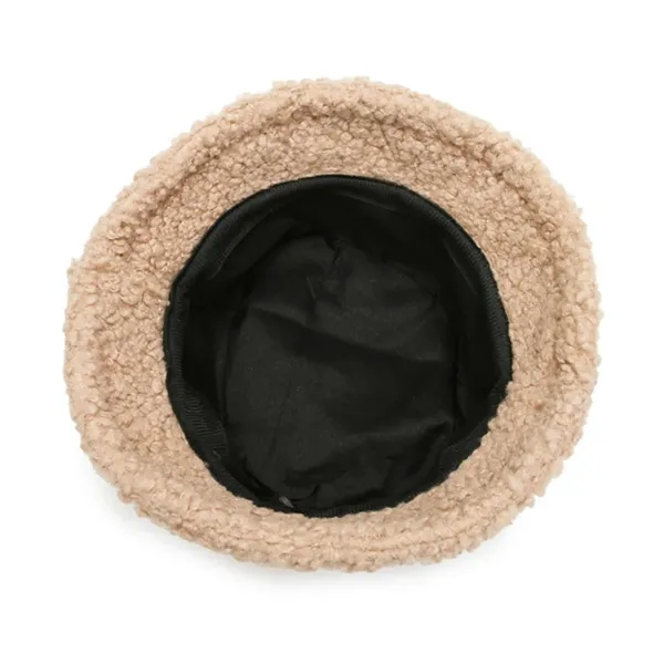 Cozy Sherpa Bucket Hat for Winter Wear - Cozy Sherpa Bucket Hat for Winter Wear - Image 3 of 5