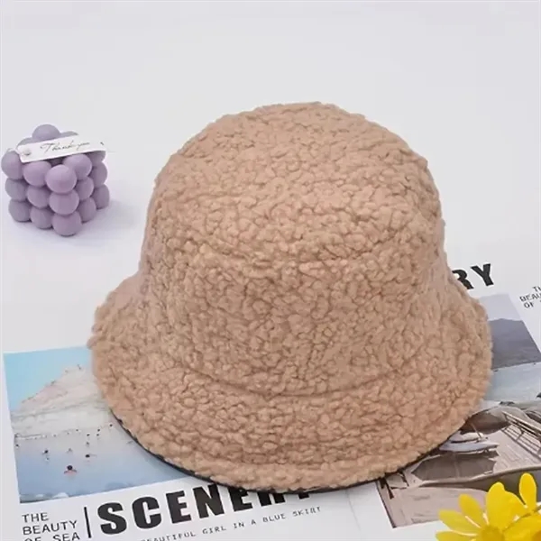 Cozy Sherpa Bucket Hat for Winter Wear - Cozy Sherpa Bucket Hat for Winter Wear - Image 5 of 5