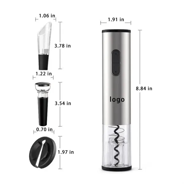 Automatic Electric Wine Bottle Corkscrew Opener - Automatic Electric Wine Bottle Corkscrew Opener - Image 1 of 3