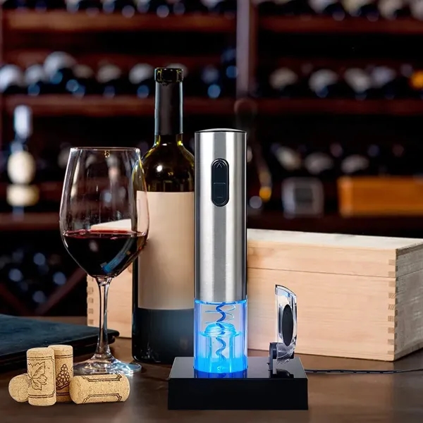 Automatic Electric Wine Bottle Corkscrew Opener - Automatic Electric Wine Bottle Corkscrew Opener - Image 3 of 3