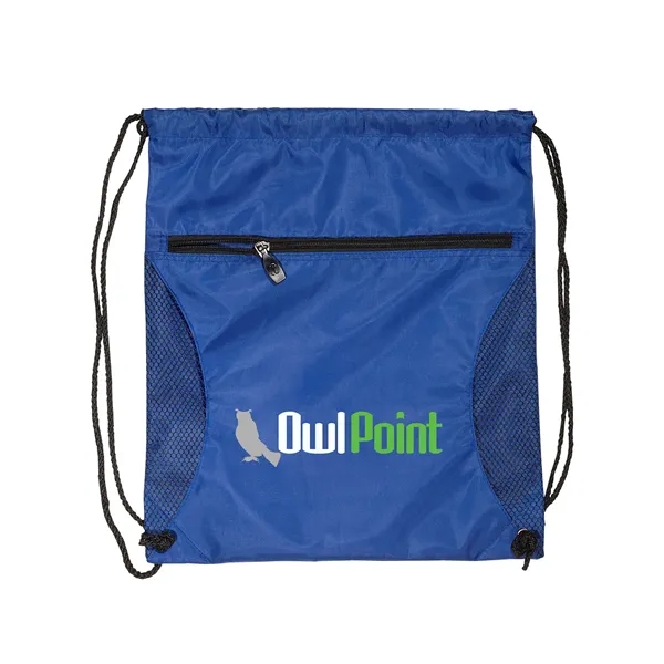 Prime Line. Mesh Drawstring Backpack. - Prime Line. Mesh Drawstring Backpack. - Image 3 of 4