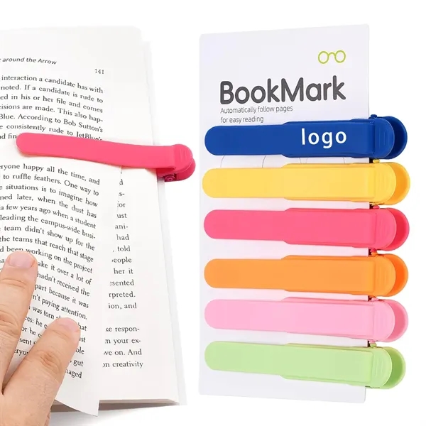 Automatic Bookmark Silicone Book Marks for Reading - Automatic Bookmark Silicone Book Marks for Reading - Image 0 of 3
