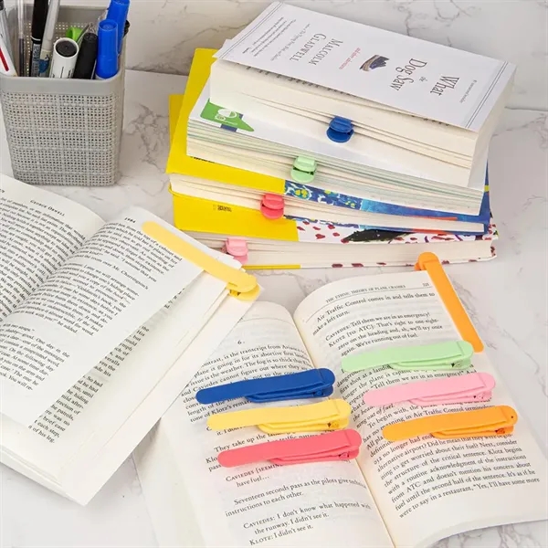 Automatic Bookmark Silicone Book Marks for Reading - Automatic Bookmark Silicone Book Marks for Reading - Image 3 of 3