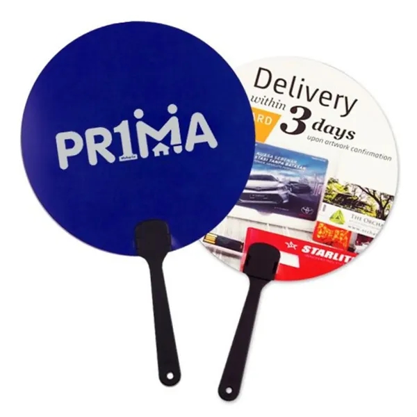Advertising Plastic Hand Fan - Advertising Plastic Hand Fan - Image 4 of 5