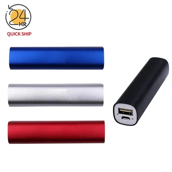 Chamfer Edge Aluminum Power Bank - 2200 mAH - Chamfer Edge Aluminum Power Bank - 2200 mAH - Image 0 of 8