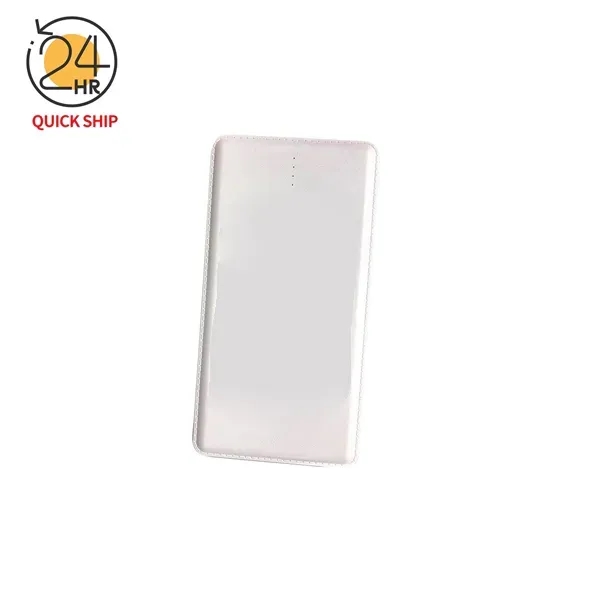 Slim Card Power Bank - 10000 mAh w -white - Slim Card Power Bank - 10000 mAh w -white - Image 0 of 4