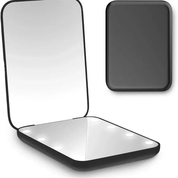 1X/2X Portable Travel Led Makeup Mirror - 1X/2X Portable Travel Led Makeup Mirror - Image 1 of 10