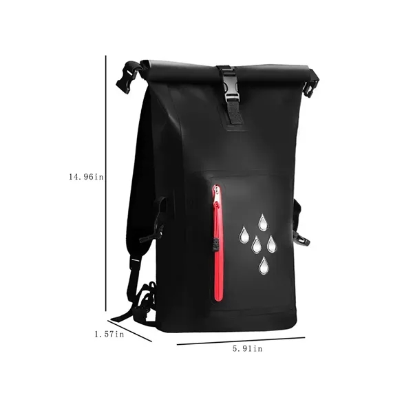25l Waterproof Dry Heavy Duty Roll-Top Closure Swim Bag - 25l Waterproof Dry Heavy Duty Roll-Top Closure Swim Bag - Image 1 of 4