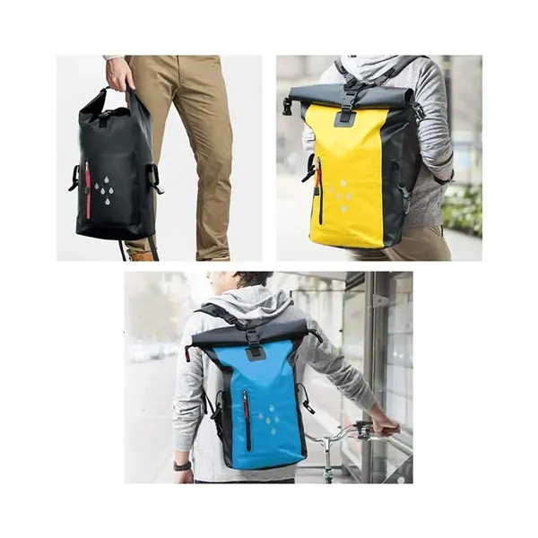 25l Waterproof Dry Heavy Duty Roll-Top Closure Swim Bag - 25l Waterproof Dry Heavy Duty Roll-Top Closure Swim Bag - Image 3 of 4