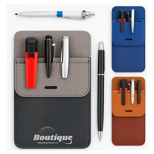 Slim Pocket Pen Holder Organizer Pouch - Slim Pocket Pen Holder Organizer Pouch - Image 0 of 4