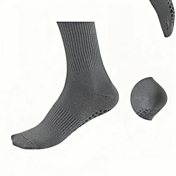 Cotton Grip Yoga Socks With Anti Slip Silicone Soles - Cotton Grip Yoga Socks With Anti Slip Silicone Soles - Image 2 of 4