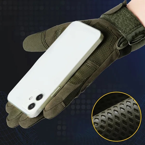 Motorcycle Gloves Outdoor Sports Hard-Wearing Non-Slip - Motorcycle Gloves Outdoor Sports Hard-Wearing Non-Slip - Image 4 of 5