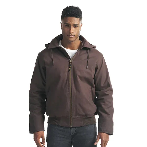 Big Red Men's Bomber Jacket with Sherpa Lining - Big Red Men's Bomber Jacket with Sherpa Lining - Image 10 of 11