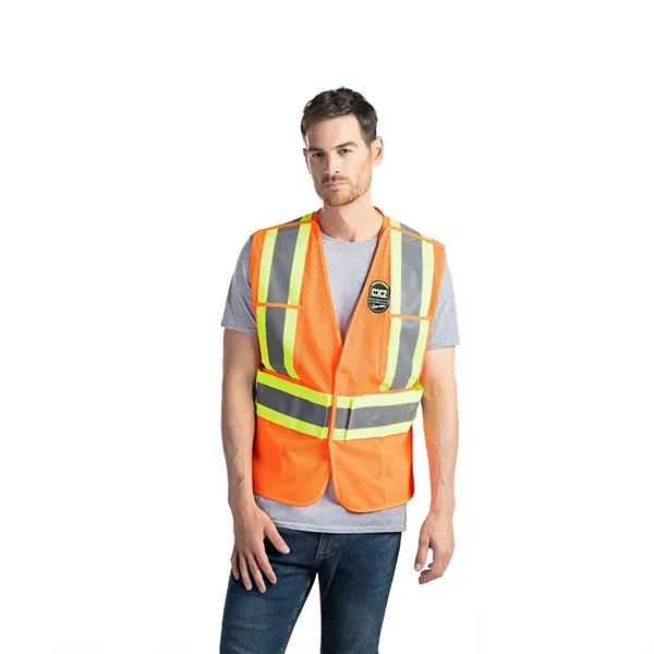 Men's Petrol One Size Hi-Vis Safety Vest - Men's Petrol One Size Hi-Vis Safety Vest - Image 7 of 8