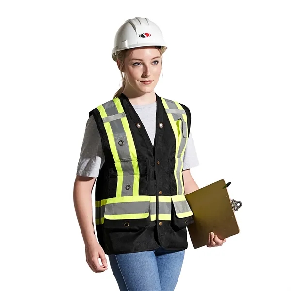 Hi-Vis Surveyor's Vest - Hi-Vis Surveyor's Vest - Image 5 of 5
