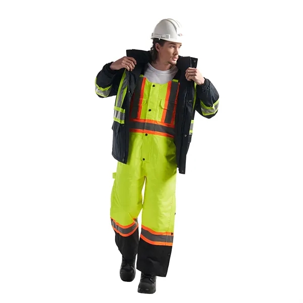 Cabover Hi-Vis Men's Insulated Overall - Cabover Hi-Vis Men's Insulated Overall - Image 5 of 5