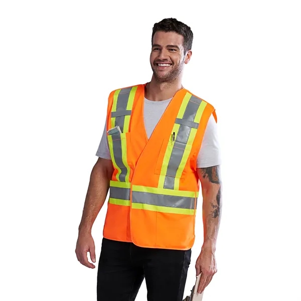 Vanguard Tricot Hi vis Tear-Away Vest - Vanguard Tricot Hi vis Tear-Away Vest - Image 0 of 6
