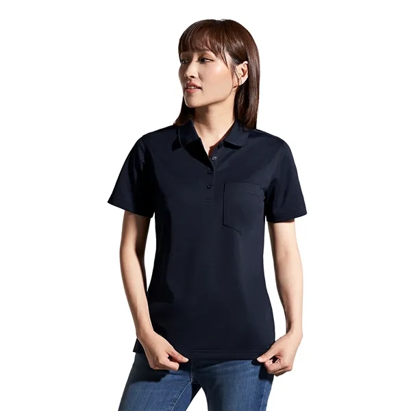 Caddy Ladies Pique Mesh Polo With Pocket - Caddy Ladies Pique Mesh Polo With Pocket - Image 0 of 3
