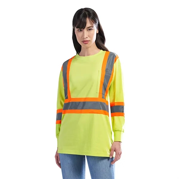 Paramount Cotton Hivis Long Sleeve Tshirt - Paramount Cotton Hivis Long Sleeve Tshirt - Image 5 of 5