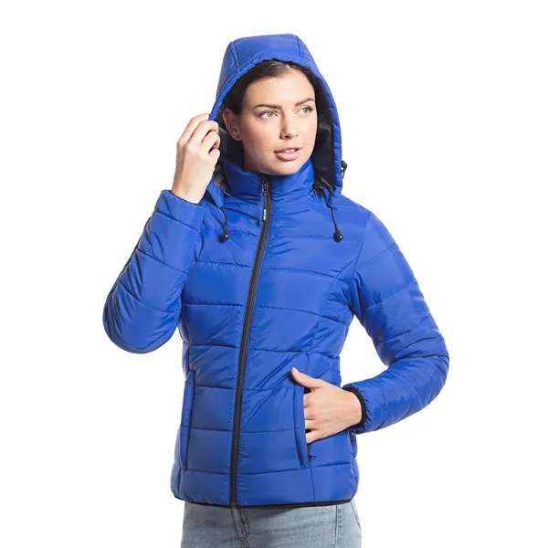 Ladies Glacial Puffy Jacket with Detachable Hood - Ladies Glacial Puffy Jacket with Detachable Hood - Image 10 of 10