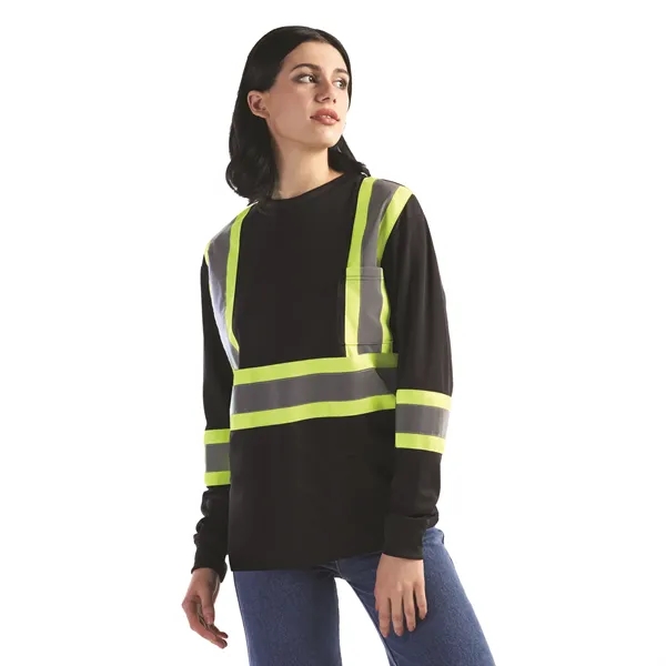 Beacon Adult Long Sleeve Hi Vis T-Shirt - Beacon Adult Long Sleeve Hi Vis T-Shirt - Image 10 of 11
