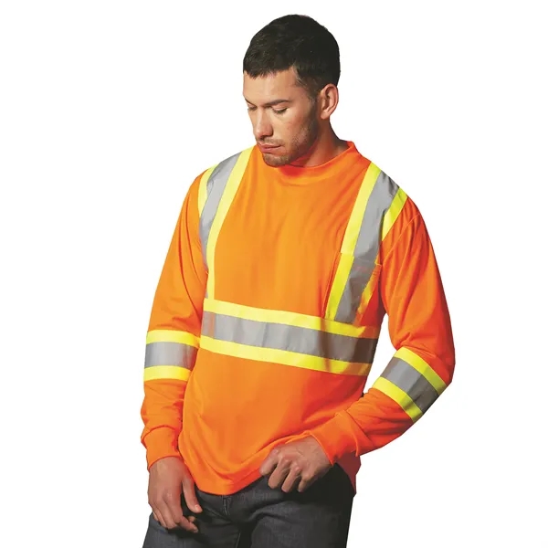 Beacon Adult Long Sleeve Hi Vis T-Shirt - Beacon Adult Long Sleeve Hi Vis T-Shirt - Image 11 of 11