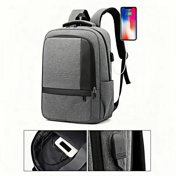 16 Inch Laptop Backpack For Business Travel College School - 16 Inch Laptop Backpack For Business Travel College School - Image 4 of 5