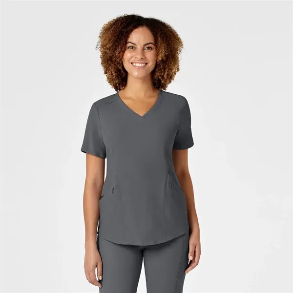 WonderWink RENEW Women's V-Neck Scrub Top - WonderWink RENEW Women's V-Neck Scrub Top - Image 10 of 12