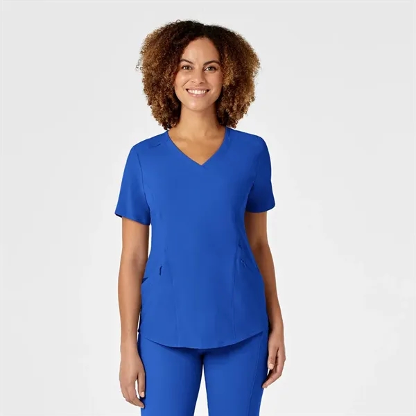 WonderWink RENEW Women's V-Neck Scrub Top - WonderWink RENEW Women's V-Neck Scrub Top - Image 11 of 12