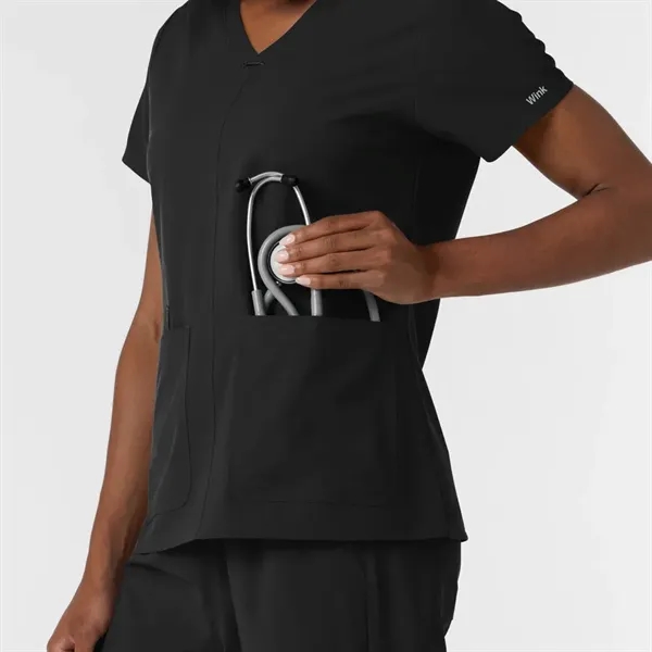 Wonder Wink Nurtur Women's V-Neck Scrub Top - Wonder Wink Nurtur Women's V-Neck Scrub Top - Image 3 of 18