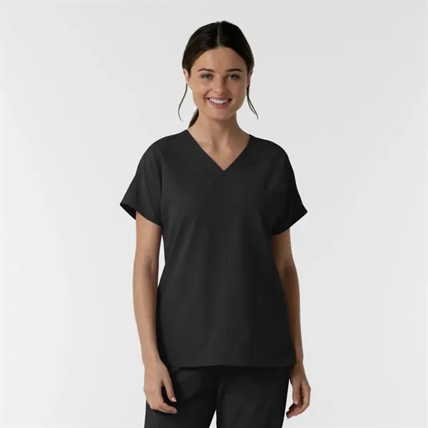 Wonder Wink Nurtur Women's Drop Shoulder Tunic Scrub Top - Wonder Wink Nurtur Women's Drop Shoulder Tunic Scrub Top - Image 0 of 16