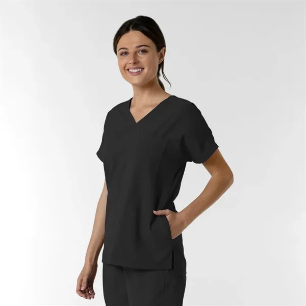 Wonder Wink Nurtur Women's Drop Shoulder Tunic Scrub Top - Wonder Wink Nurtur Women's Drop Shoulder Tunic Scrub Top - Image 8 of 16