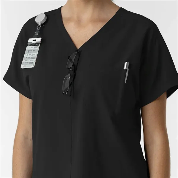 Wonder Wink Nurtur Women's Drop Shoulder Tunic Scrub Top - Wonder Wink Nurtur Women's Drop Shoulder Tunic Scrub Top - Image 6 of 16