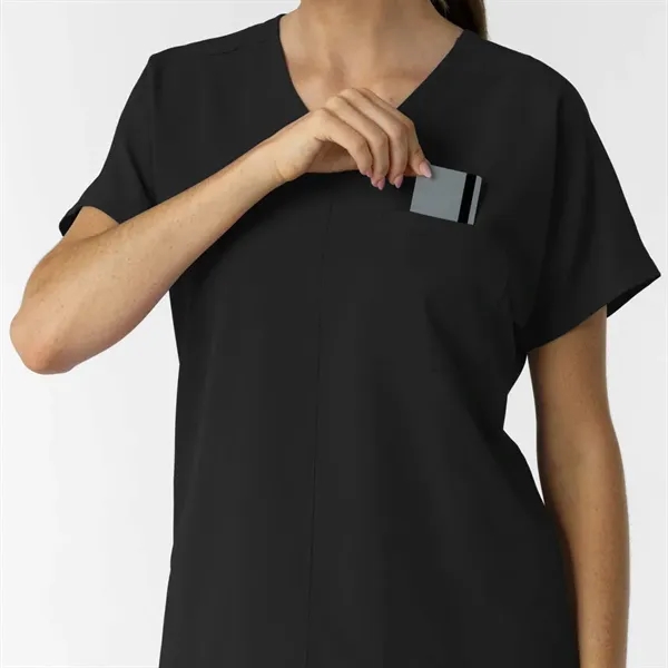 Wonder Wink Nurtur Women's Drop Shoulder Tunic Scrub Top - Wonder Wink Nurtur Women's Drop Shoulder Tunic Scrub Top - Image 5 of 16