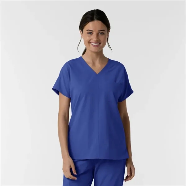 Wonder Wink Nurtur Women's Drop Shoulder Tunic Scrub Top - Wonder Wink Nurtur Women's Drop Shoulder Tunic Scrub Top - Image 10 of 16