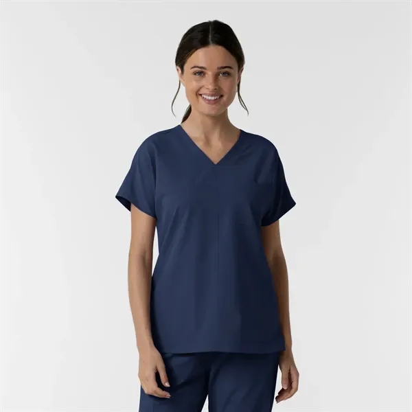 Wonder Wink Nurtur Women's Drop Shoulder Tunic Scrub Top - Wonder Wink Nurtur Women's Drop Shoulder Tunic Scrub Top - Image 11 of 16