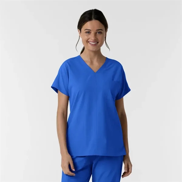 Wonder Wink Nurtur Women's Drop Shoulder Tunic Scrub Top - Wonder Wink Nurtur Women's Drop Shoulder Tunic Scrub Top - Image 13 of 16