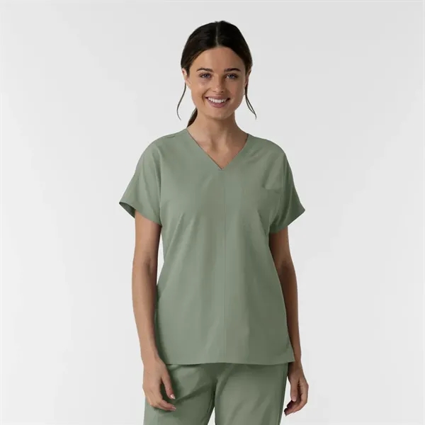 Wonder Wink Nurtur Women's Drop Shoulder Tunic Scrub Top - Wonder Wink Nurtur Women's Drop Shoulder Tunic Scrub Top - Image 14 of 16