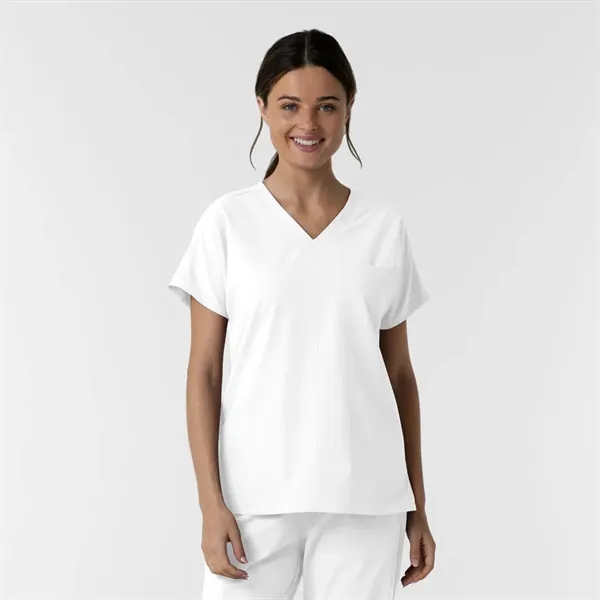 Wonder Wink Nurtur Women's Drop Shoulder Tunic Scrub Top - Wonder Wink Nurtur Women's Drop Shoulder Tunic Scrub Top - Image 15 of 16