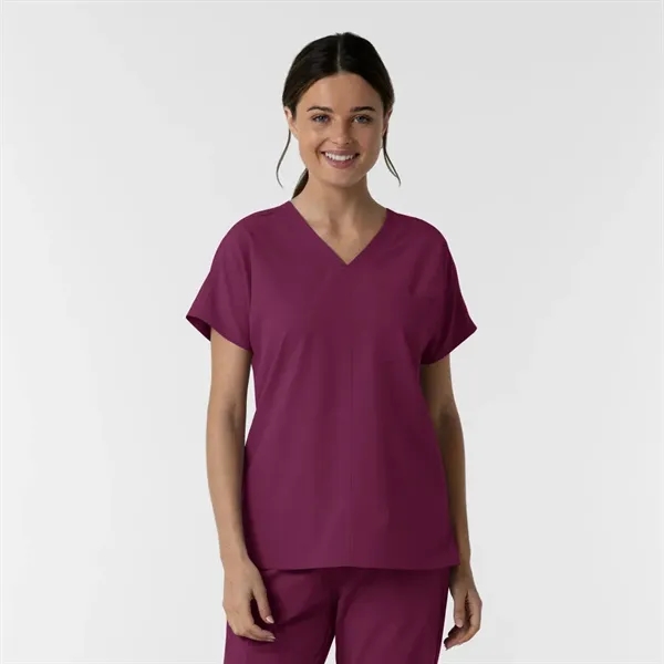 Wonder Wink Nurtur Women's Drop Shoulder Tunic Scrub Top - Wonder Wink Nurtur Women's Drop Shoulder Tunic Scrub Top - Image 16 of 16