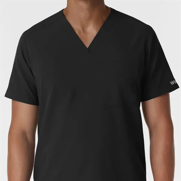 Wonder Wink Nurtur Men's V-Neck Scrub Top - Wonder Wink Nurtur Men's V-Neck Scrub Top - Image 6 of 12