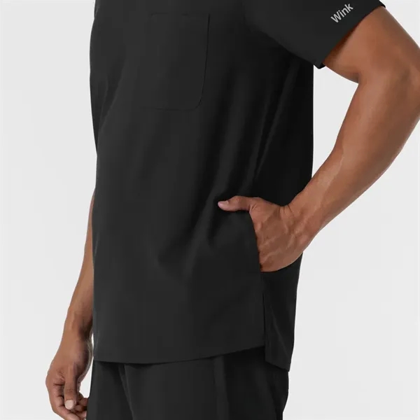 Wonder Wink Nurtur Men's V-Neck Scrub Top - Wonder Wink Nurtur Men's V-Neck Scrub Top - Image 3 of 12