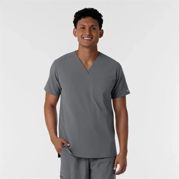 Wonder Wink Nurtur Men's V-Neck Scrub Top - Wonder Wink Nurtur Men's V-Neck Scrub Top - Image 11 of 12